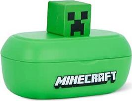 OTL Technologies "Minecraft Creeper 3D" kolekcinės TWS belaidės ausinės su įkrovimo dėklu vaikams 6+, žalios spalvos