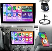 Rimoody 4G+128G Autoradio Android für Opel Zafira/Antara/Astra 2006-2010 9 Zoll Wireless Carplay Bildschirm IN-Cell mit Touchscreen Android Auto FM/RDS/EQ Navi GPS Mirror Link Bluetooth Rückfahrkamera