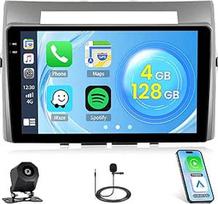 Roinvou 4+128G automobilinis radijas "Android 15", skirtas "Toyota Corolla Verso AR10 2004-2009" su "Carplay Android Car", 9 colių automobilinis radijas su jutikliniu ekranu ir GPS navigacija "Bluetooth EQ WiFi RDS FM SWC atbuline eiga