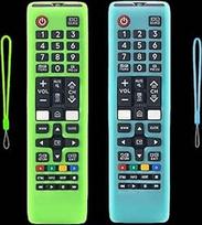 Silikon-Schutzhülle für Samsung Fernseher AA59-00741A AA59-00786A BN59-01175N BN59-01315B Fernbedienung, stoßfest, rutschfest, waschbar, 2 Stück