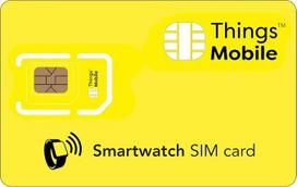 SIM kortelė SMARTWATCH - Things Mobile - su pasauline aprėptimi ir GSM/2G/3G/4G LTE Multioperator - be fiksuotų išlaidų ir konkurencinių pranašumų su 10 € su kredito kortele.