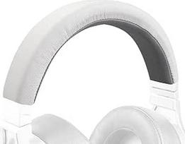 SOULWIT baltyminis odinis galvos apdangalas "Corsair Virtuoso RGB Wireless XT SE" žaidimų ausinėms, pakaitinė galvos apdangalo remonto dalis