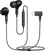 USB C ausinės su kabeliu "Samsung Galaxy S25 S24 S23 Ultra A55 A54 A17 A56 A36 A26 5G", 90° dešiniojo kampo ausinės su mikrofonu, skirtos "iPhone air 16e 15plus 17", USB C tipo ausinės, skirtos "iPhone air 16e 15plus 17