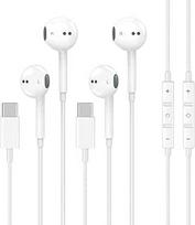 USB C tipo ausinės iPhone 17 16 15 C tipo ausinės su mikrofonu, slopinančios triukšmą Laidinės ausinės iPhone 17 16 15 Pro Max, iPad Pro, Samsung Galaxy S25, S24 Ultra, Pixel 9
