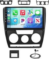 [4+64GB] Automobilinis radijas Carplay Skoda Octavia (2004-2014), 10.1 colių jutiklinis ekranas, Android 13 CarPlay Android Car, Bluetoth, WiFi, GPS, RDS FM, EQ