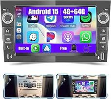 [4G+64G] Inefala Android 15 Autoradio für Opel Astra Antara Vectra Corsa Zafira Meriva mit Wireless Carplay Android, 7" Touchscreen Radio mit Navi GPS WiFi RDS/FM Bluetooth Rückfahrkamera Mic