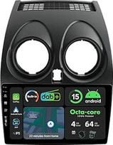 [4G+64G] IPS 9" Android 15 Autoradio Für Nissan Qashqai J10 2008-2014 mit navi Octa Core-[Eingebauter DAB+/CarPlay/Android Auto/DSP/GPS/Bluetooth 5.0/WLAN/USB