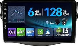 [6G + 128G, aštuonių branduolių] - MSD automobilinis radijas "Toyota RAV4" (2007-2012) "Android 15" GPS navigacijos radijas "CarPlay" "Android" automobilio vairo valdymas Dviejų juostų WiFi DSP DAB atbulinės eigos kamera MIC 2 DIN 9 colių