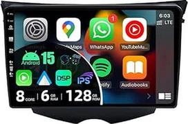 [6G+128G - Android 15] - Automobilinis radijas Hyundai Veloster FS (2011-2017) - Belaidis CarPlay/Android Car/DSP - LED kamera ir mikrofonas - IPS 9 colių 2 DIN - DAB vairo valdymas Fast-Boot 360-CAM