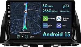 [8G + 256G] IPS 10.1 colių "Android 15" automobilinis radijas "Mazda CX-5 2012-2017" su "Navi Octa Core" [Integruotas "CarPlay"/"Android Car"/"DSP"/"Mirror Link"/"GPS Navi"/360 kamera"/"Bluetooth 5.0"/"WiFi"/"USB
