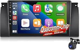 [Qualcomm 8-Core 4+64G] "Android" automobilinis radijas BMW X5 E53 E39 M5 E38 1999-2006, belaidis "CarPlay" ir "Android" automobilis, 9" IPS jutiklinis ekranas Radijas, GPS, DSP, WiFi, "Plug and Play" atnaujinimas