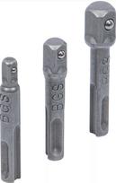 Adapterių rinkinys | SDS - išoriniai kvadratai 6,3 mm (1/4"), 10 mm (3/8"), 12,5 mm (1/2") | 3 vnt. (8214)