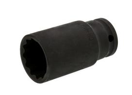 Galvutė ilga smūginė plonasienė 12 kampų | 12,5 mm (1/2") | 32 mm (KR121032)