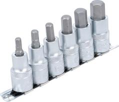 Įpresuotų antgalių rinkinys | 12,5 mm (1/2") | Hex šešiakampis 6 - 14 mm | 6 vnt. (8887)