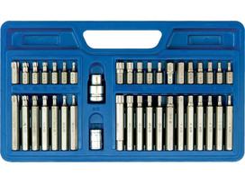 Antgalių rinkinys | torx/hex/spline | 40 vnt. (66410)