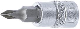 Antgalis įpresuotas į galvutę | 6.3 mm (1/4") | kryžminis PH0 (2504)