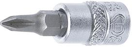 Antgalis įpresuotas į galvutę | 6.3 mm (1/4") | kryžminis PH1 (2487)