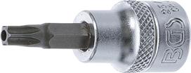 Antgalis įpresuotas į galvutę | 10 mm (3/8") | T-star su skyle (Torx) T20 (2571)
