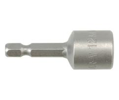 Antgalis -galvutė magnetinė CR-V, 1/4" 12x48 mm (YT-1507)