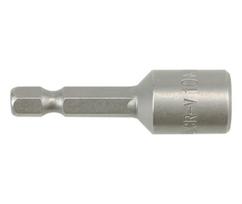 Antgalis - galvutė magnetinė CR-V, 1/4" 10x48 mm su pakuote (YT-1515)