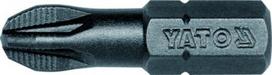 Antgalis kryžminis 1/4"x25MM, dydis PZ3, S2  50 vnt (YT-7812)