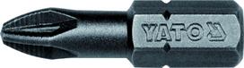 Antgalis kryžminis 1/4"x25MM, dydis PZ2, S2  50 vnt (YT-7811)