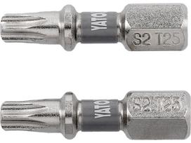 Antgaliai | 6,3 mm (1/4") | S2 Ni | T-Star (Torx) T25 | 2 vnt. (YT-78014)
