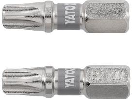 Antgaliai | 6,3 mm (1/4") | S2 Ni | T-Star (Torx) T30 | 2 vnt. (YT-78015)