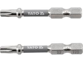 Antgaliai | 6,3 mm (1/4") | S2 Ni | T-Star (Torx) T25 | 50 mm | 2 vnt. (YT-78034)