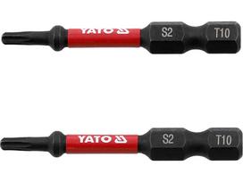 Antgaliai smūginiai | 6,3 mm (1/4") | S2 | T-Star (Torx) T10 | 2 vnt. (YT-78051)