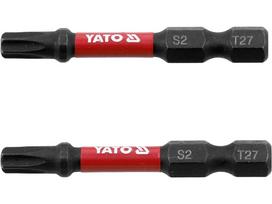 Antgaliai smūginiai | 6,3 mm (1/4") | S2 | T-Star (Torx) T27 | 2 vnt. (YT-78055)