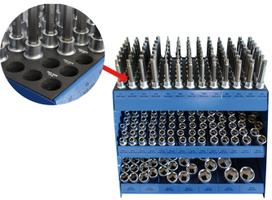 Prekybinis pardavimų stendas, pilnai sukomplektuotas: 1/2"galvutės / 1/2" bit antgaliai 315vnt. (4095)