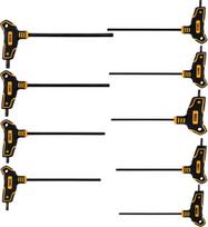 L tipo atsuktuvų su rankena rinkinys | T-Star (Torx) | 9 vnt (56639)