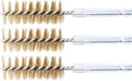 Žalvariniai šepečiai vamzdeliams | 18 mm | 6,3 mm (1/4") | 3 vnt. (3078-18-M)