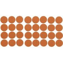 Lipnūs padukai baldams rudi 18mm/32vnt. (74881)