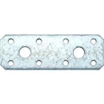 Plieninė plokštelė su skylėmis 100 x 35 x 2.5 mm (80783)