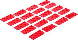 Universalaus montavimo pleištų rinkinys | Plastikas | 20 vnt. (80716)