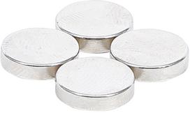 Magnetų rinkinys | ypač stiprūs | Ø 12 mm | 4 vnt. (79909)