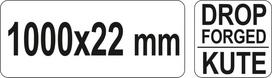 Laužtuvas šešiakampis | 1000 X 22 mm (YT-46834)