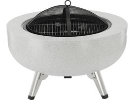 Plieninis židinys su grotelėmis | 3 viename | 43,5 cm (99718)