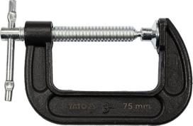 Spaustuvas su varžtu "C" tipo 3", 75 mm (YT-64252)