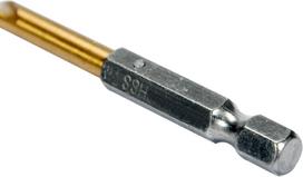 Grąžtas metalui su Hex 6.3 mm (1/4") galu HSS-TiN | 5.5 mm (YT-44763)