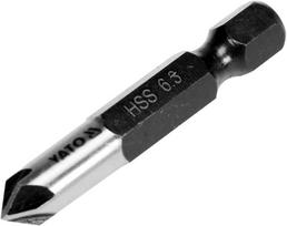 Freza/grąžtas metalui | HSS | Hex 6,3 mm (1/4") | Ø 6.3 mm (YT-44721)