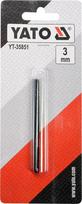 Skylių išmušėjas odoje, gumoje ir kt. 3mm (YT-35851)