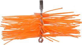 Šepetys kaminų valymui PVC M12x250 mm (72998)