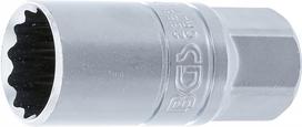 Galvutė žvakėms su guminiu laikikliu | 12 kampų | 12,5 mm (1/2") | 21 mm (2386)