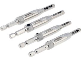 Durų ir langų vyrių grąžtų rinkinys | 4 vnt | 2 - 4.5 mm (22750)