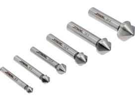 Kūginių grąžtų/frezų rinkinys | HSS 4241 | 6.3 - 20.5 mm | 6 vnt (22710)