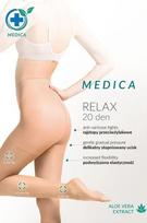 MEDICA RELAX pėdkelnės moterims 20Den, smėlio spalvos