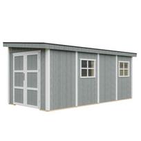 PREMIUM kokybės sodo namelis Timbela - M940B, 11,47 m² - A231x248x530 cm - Be grindų ir šoninės sienos - su dažų rinkiniu CAVERN STEEL